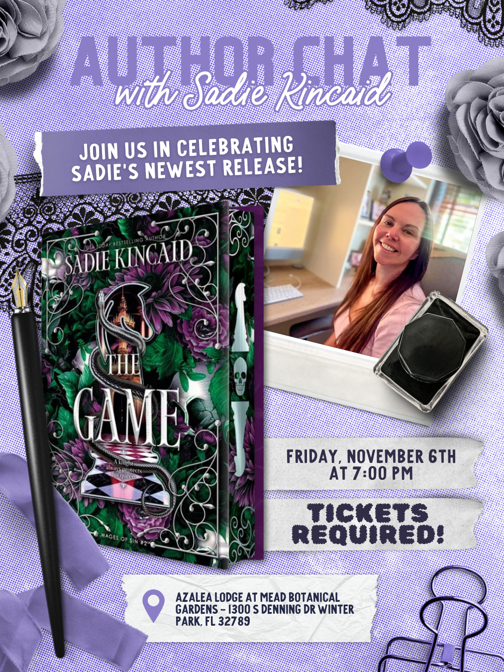 Author Chat with Sadie Kincaid
