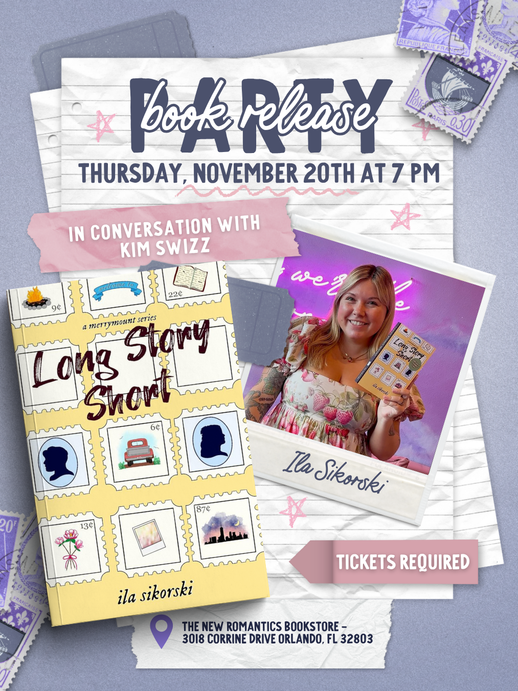 Book Release Party with Ila Sikorski