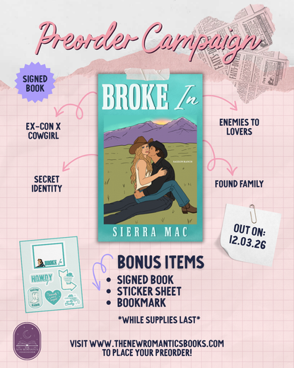 [PREORDER] Broke In