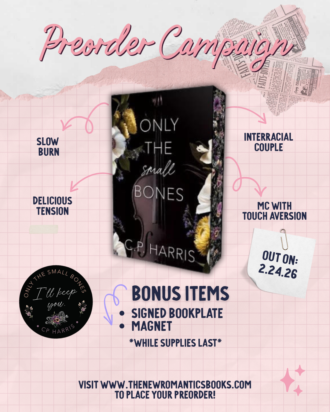 [PREORDER] Only the Small Bones