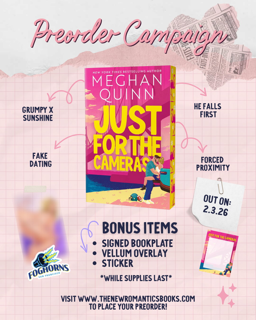 [PREORDER] Just for the Cameras