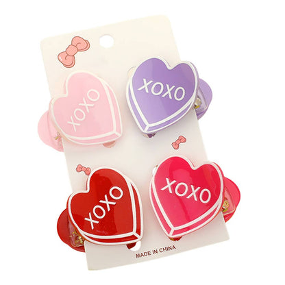 XOXO Hair Claw Clips