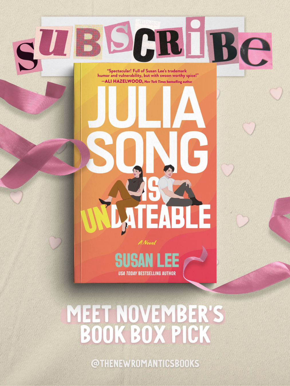 The New Romantics Book Club Box