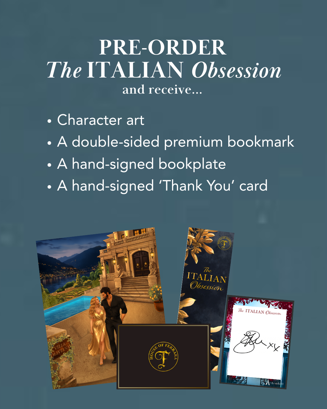 [PREORDER] The Italian Obsession