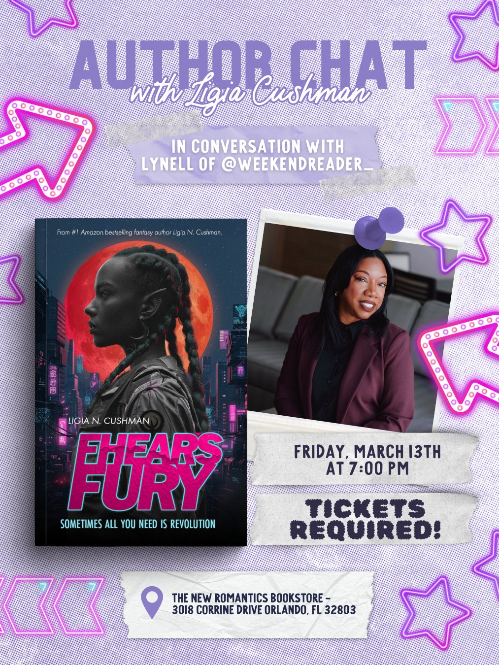 Author Chat with Ligia Cushman