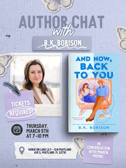 Author Chat with B.K. Borison