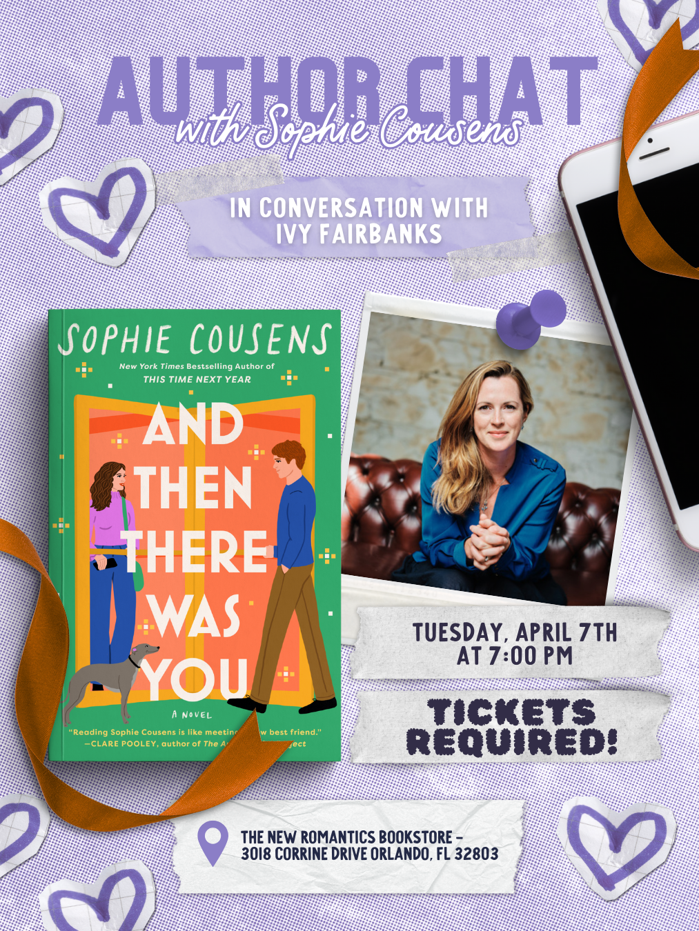Author Chat with Sophie Cousens