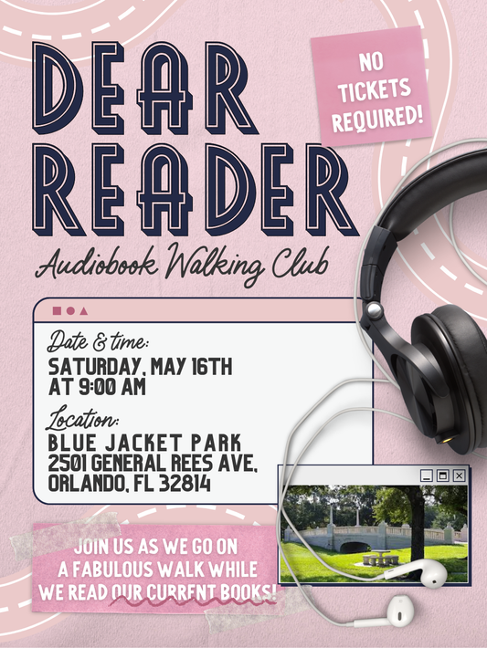 [May] Dear Reader Audiobook Walking Club