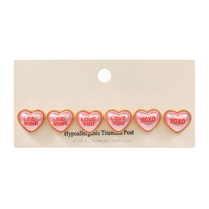 3Pairs Stud Earrings