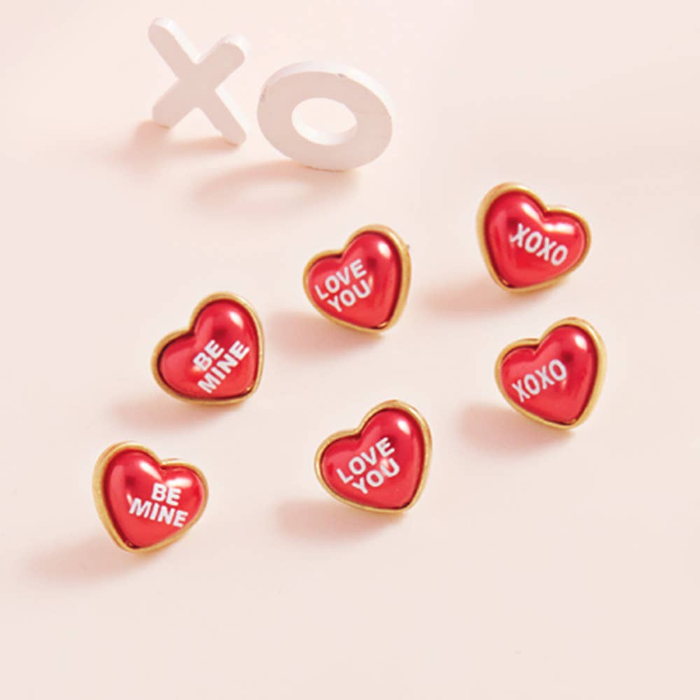 3Pairs Stud Earrings