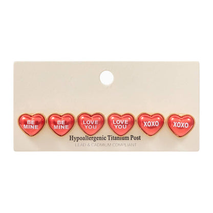 3Pairs Stud Earrings