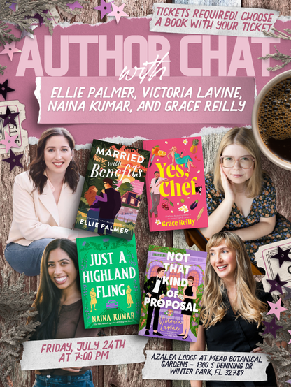 Author Chat with Ellie Palmer, Naina Kumar, Grace Reilly, and Victoria Lavine