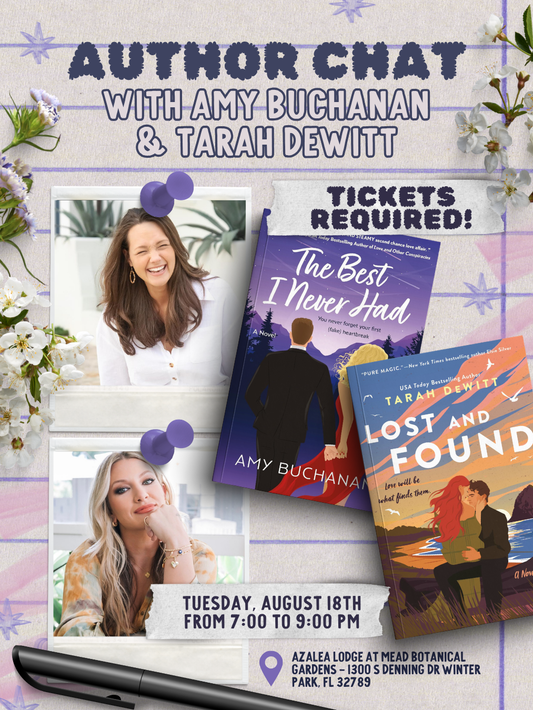 Author Chat with Amy Buchanan & Tarah Dewitt