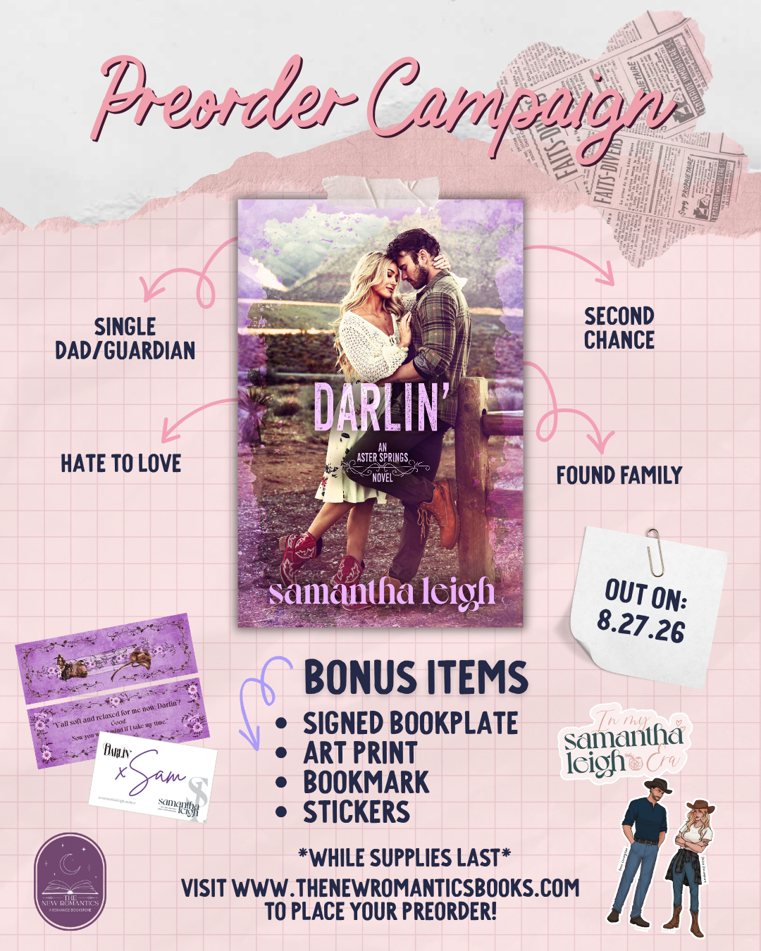 [PREORDER] Darlin' [Illustrated Cover]