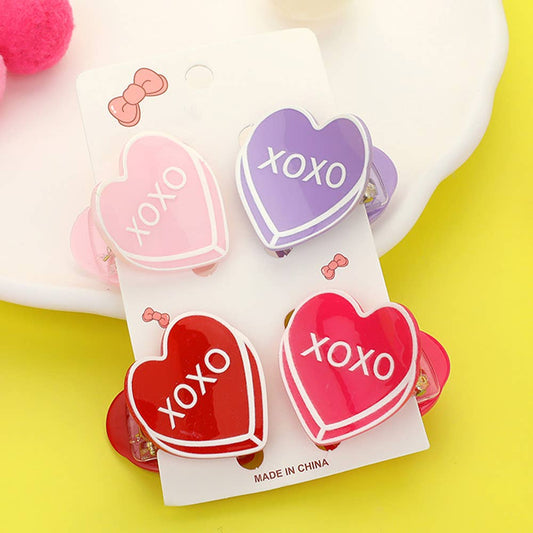 XOXO Hair Claw Clips