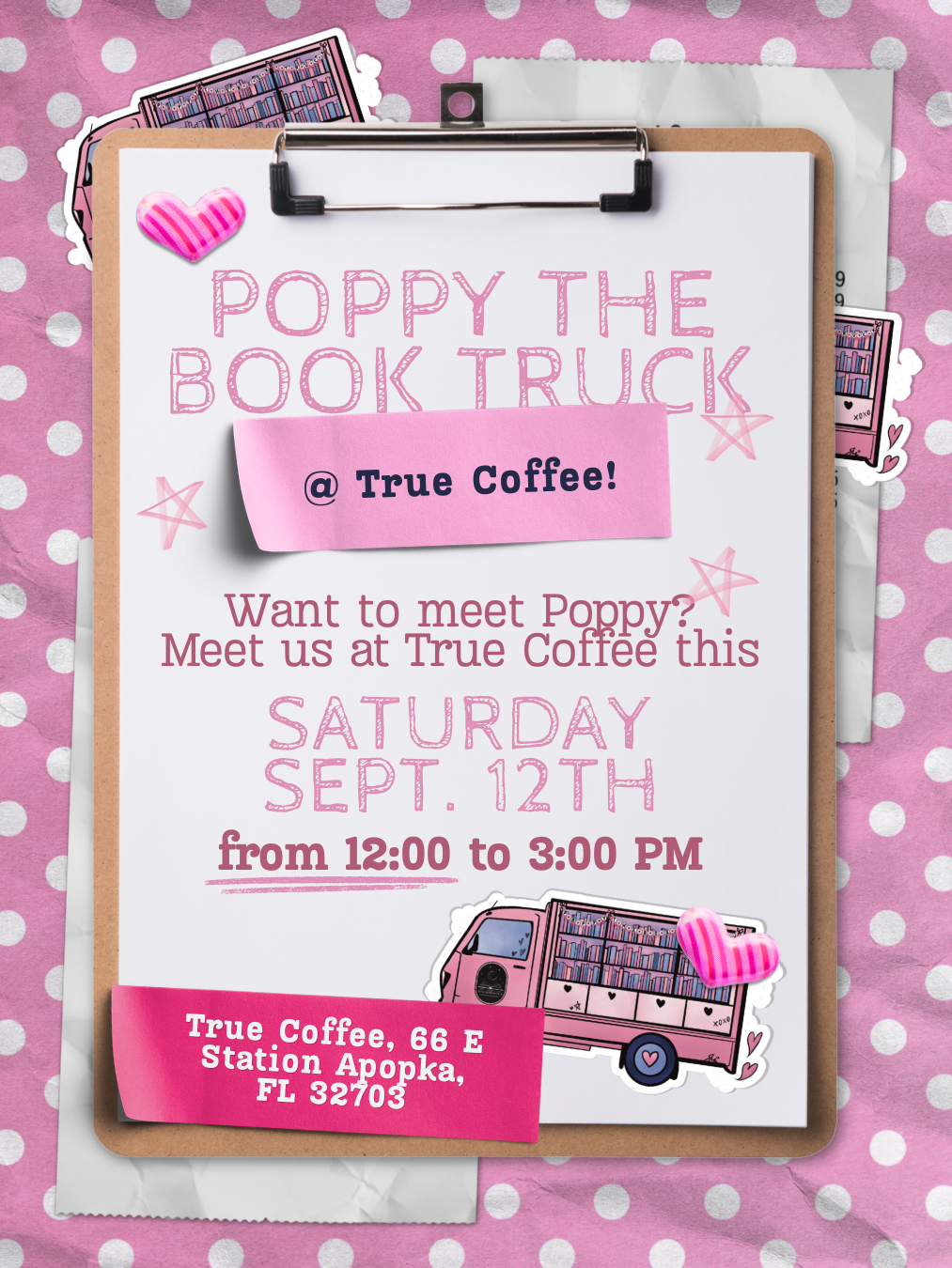 True Coffee Poppy Pop-Up
