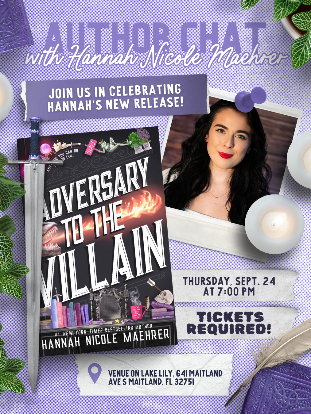 Author Chat with Hannah Nicole Maehrer