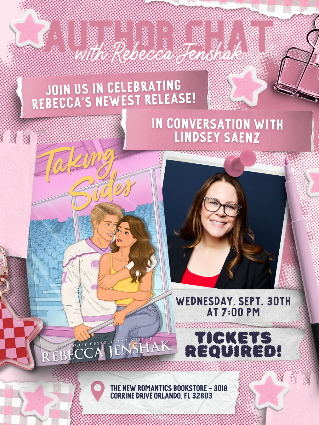 Author Chat with Rebecca Jenshak