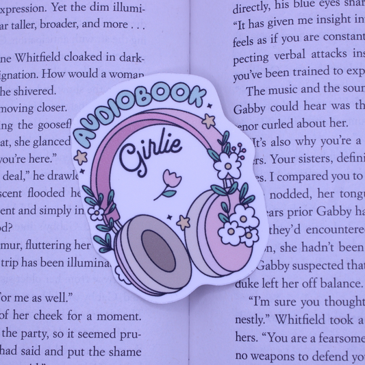 Audiobook Girlie Sticker