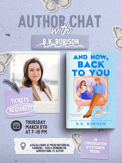 Author Chat with B.K. Borison