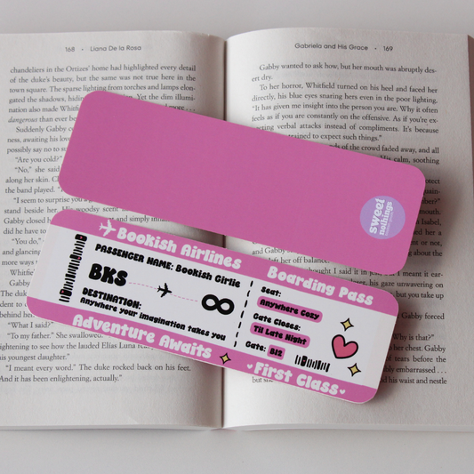 Bookish Airlines Bookmark