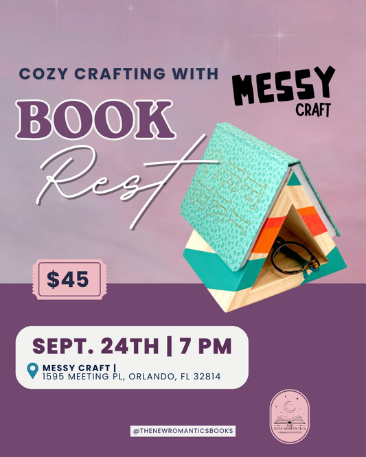 [Cozy Crafting] Painted Bookrests with Messy Craft