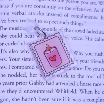 Candy Stamp Kindle Charm