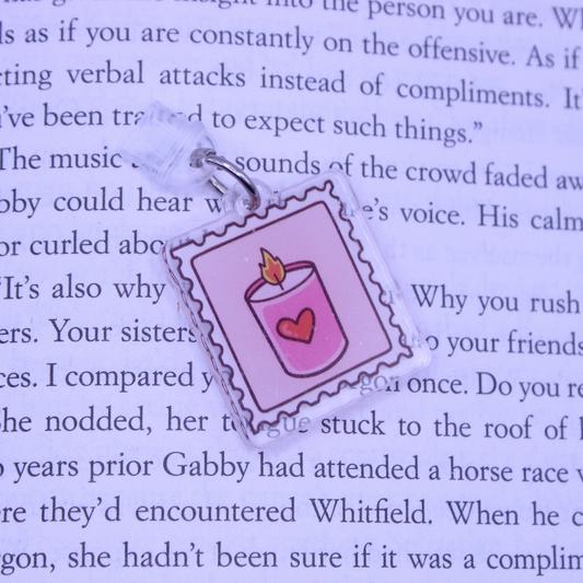 Candy Stamp Kindle Charm