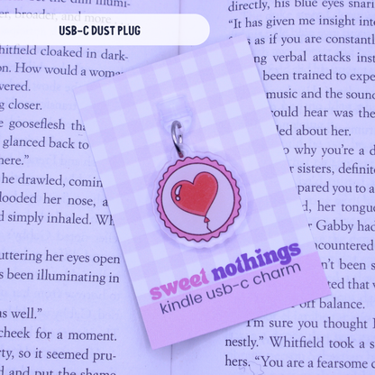 Mirrorball Stamp Kindle Charm