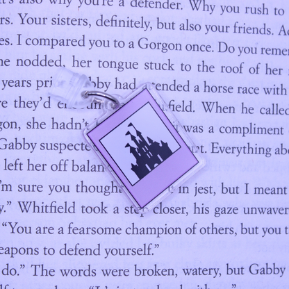 Castle Polaroid Kindle Charm