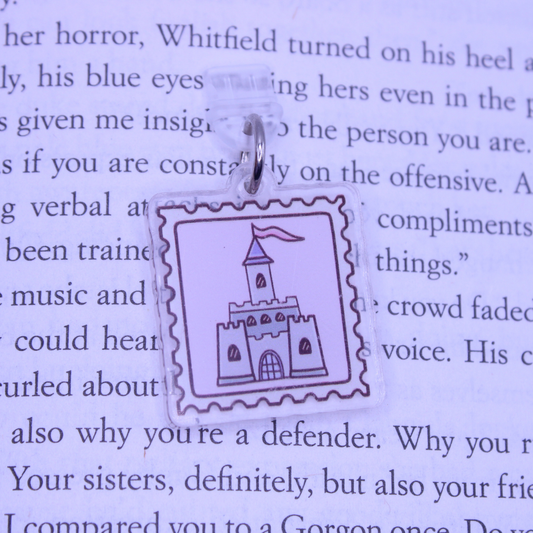 Castle Stamp Kindle Charm