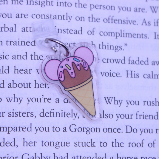 Chocolate Ice Cream Kindle Charm