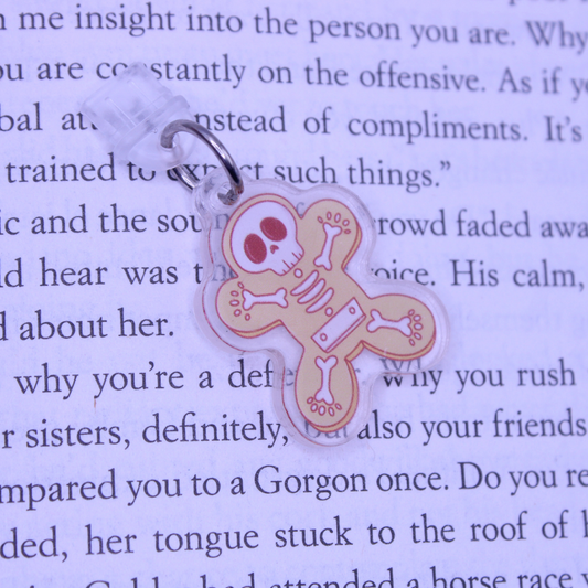 Cookie Skeleton Kindle Charm