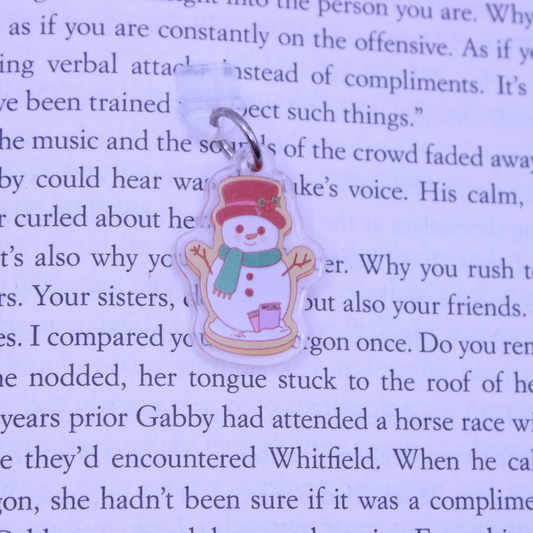 Cookie Snowman Kindle Charm