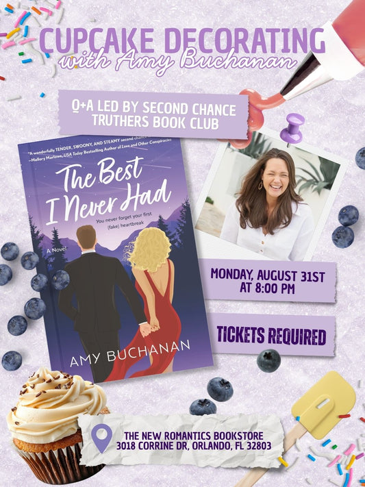 Cupcake Decorating With Second Chance Truthers Book Club x Amy Buchanan