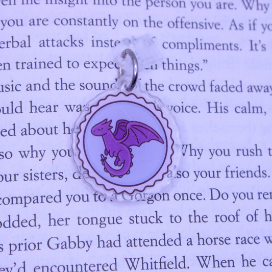Dragon Stamp Kindle Charm