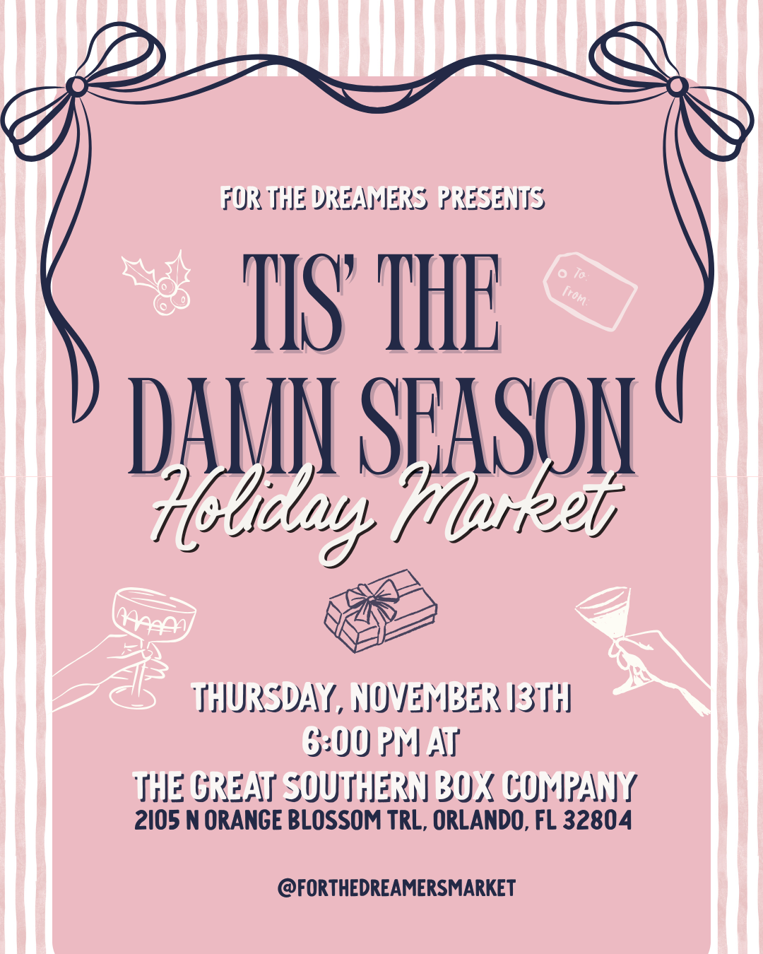 [For the Dreamers Market] Tis' the Damn Season Holiday Market