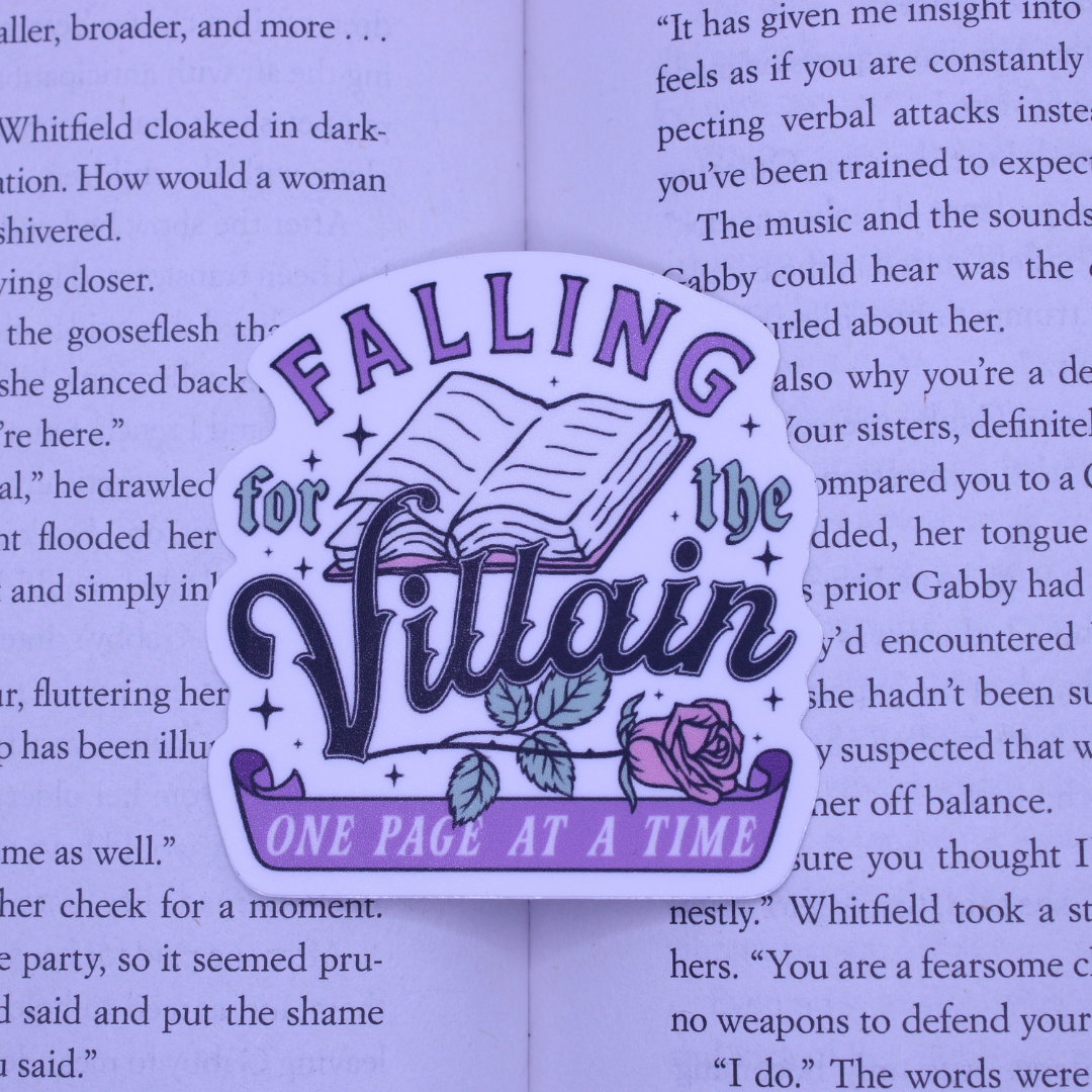Falling for the Villain Sticker