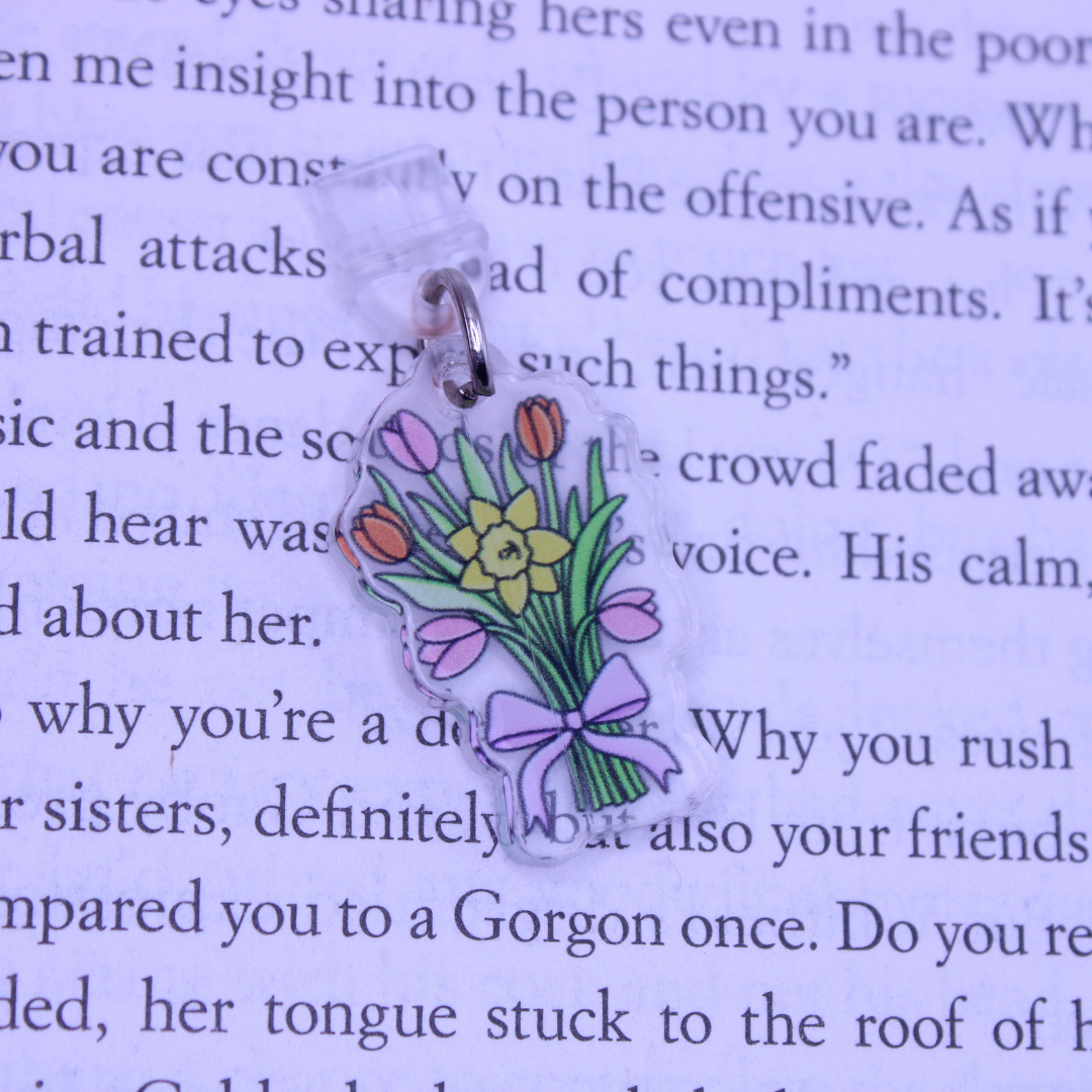 Floral Bouquet Kindle Charm