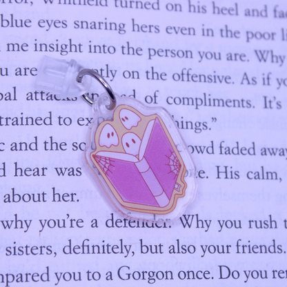 Ghosts & Books Kindle Charm