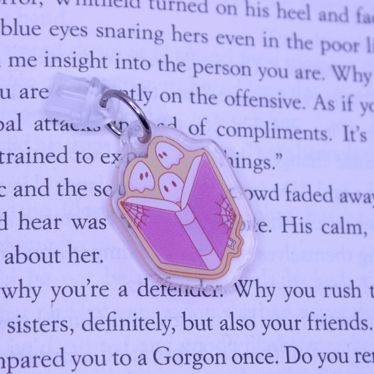 Ghosts & Books Kindle Charm