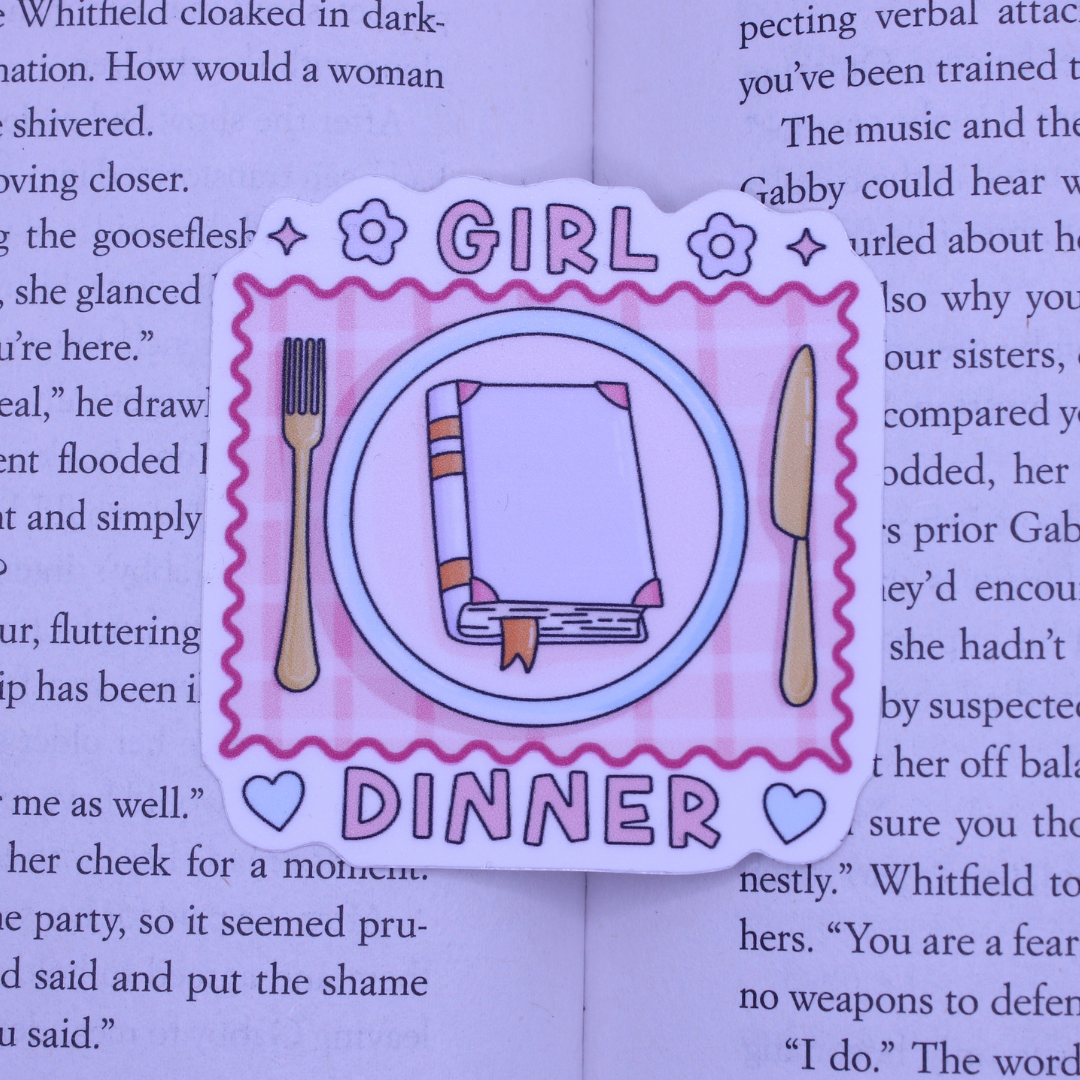 Girl Dinner Sticker