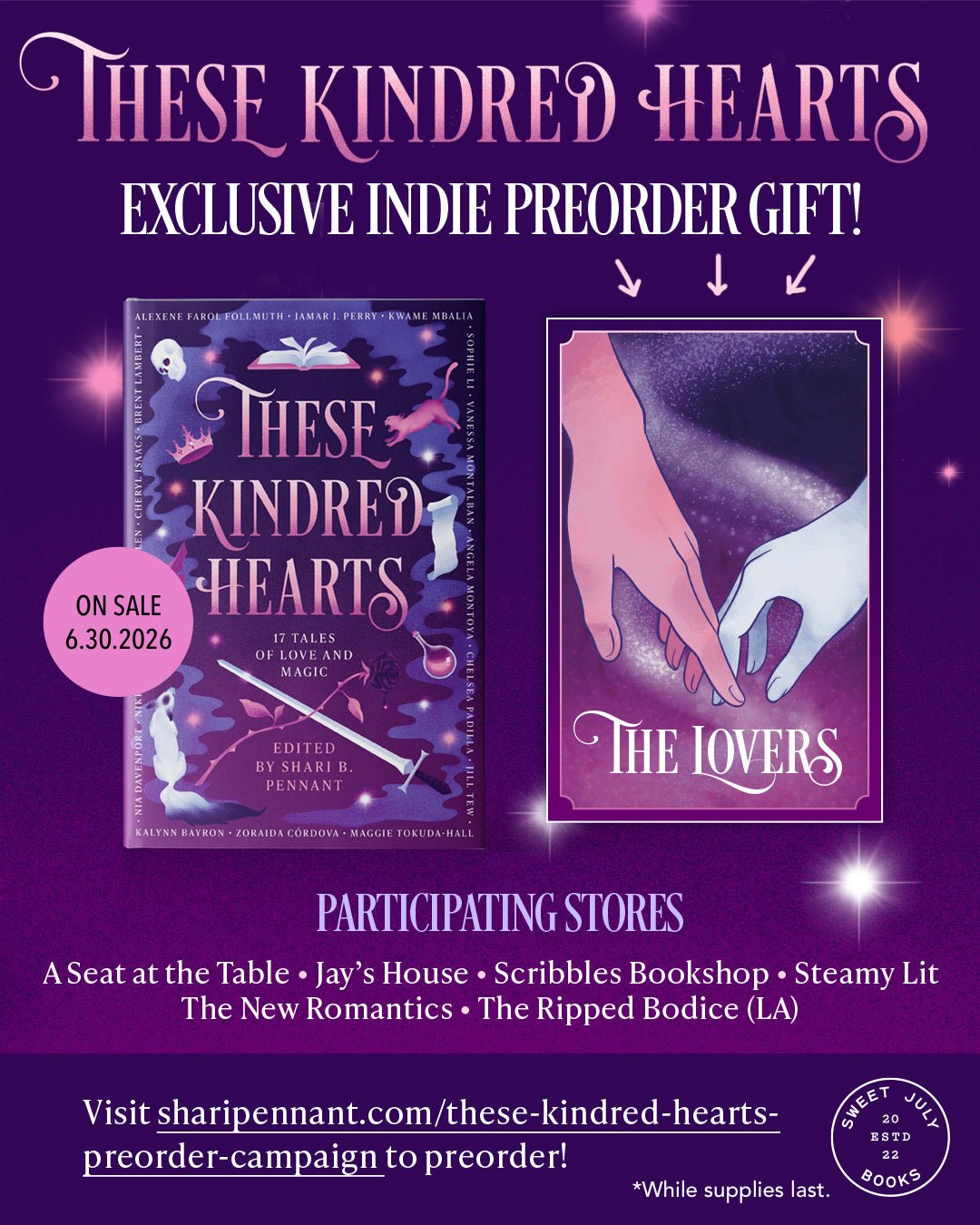 [PREORDER] These Kindred Hearts: A YA Romantasy Anthology