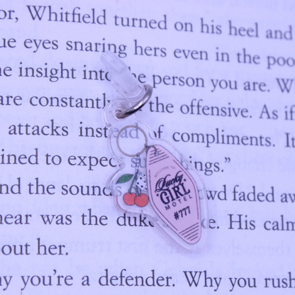 Lucky Girl Keys Kindle Charm