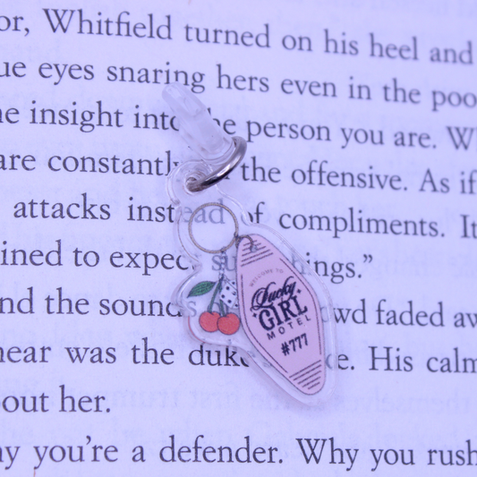 Lucky Girl Keys Kindle Charm