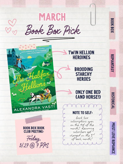 The New Romantics Book Club Box