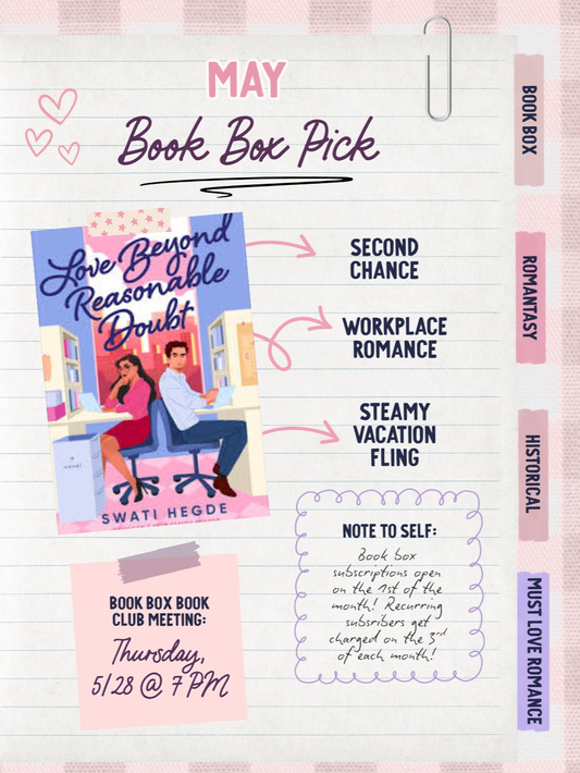[Book Box Member Exclusive Event] May Book Club Box Meeting