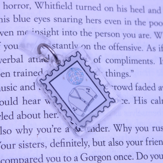 Mirrorball Stamp Kindle Charm