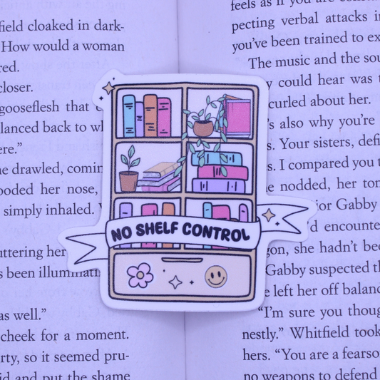 No Shelf Control Sticker