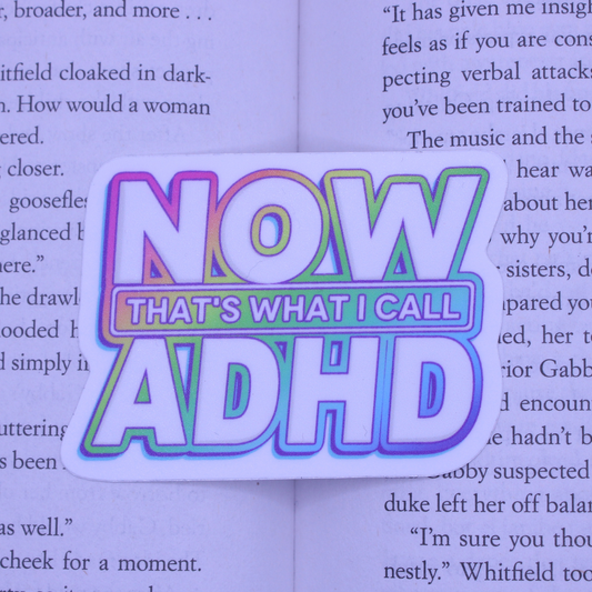 Now That's What I Call ADHD Sticker